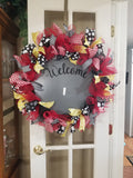 Interchangeable Wreath - Red, Yellow and Black