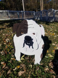 Custom dog planter