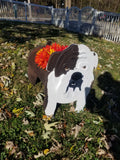 Custom dog planter