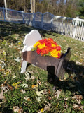 Custom dog planter