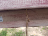 Plant Stands/Flag Holder- Cream with Brown Distress-Welcome