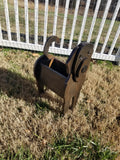 Custom dog planter