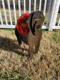 Custom dog planter