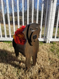 Custom dog planter