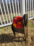 Custom dog planter