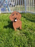 Planter - Dauschund - Brown