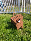 Planter - Dauschund - Brown