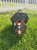 Custom dog planter