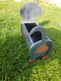 Custom dog planter