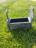 Custom dog planter