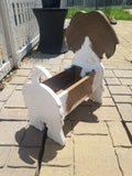 Custom dog planter
