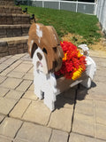 Custom dog planter