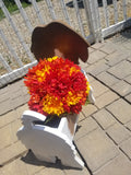 Custom dog planter