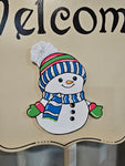 Premium Interchangeable Season Piece - Snowman - Ice Colors