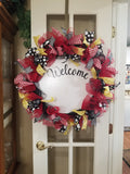 Interchangeable Wreath - Red, Yellow and Black