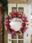 Interchangeable Wreath - Red, Yellow and Black