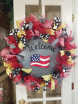 Interchangeable Wreath - Red, Yellow and Black