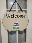 PREMIUM Interchangeable Season Piece -Birthday Cake -  Red, Blue, and Green