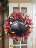 Interchangeable Wreath - Red, Yellow and Black