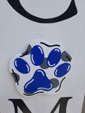 Interchangeable Season Piece - Paw Print