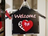 Interchangeable Base House - Welcome - Black