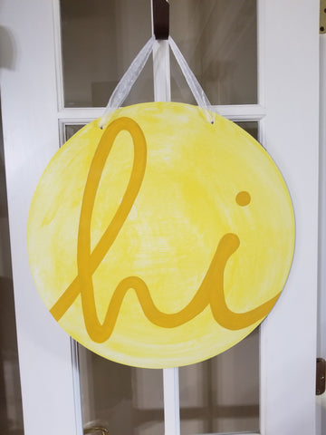 Circle - Hi in Yellow
