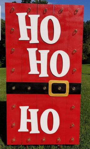 Ho Ho Ho Lighted Yard Stake