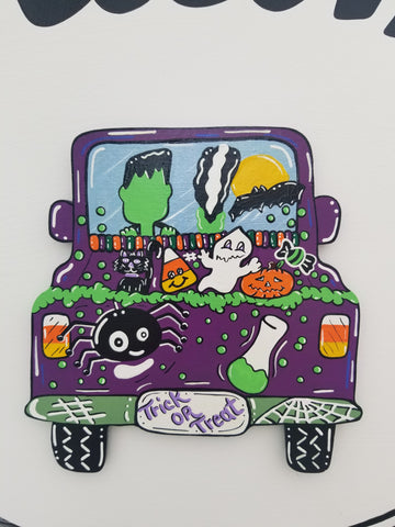 Premium Interchangeable Season Piece - Halloween Truck