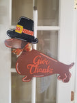 Dauschund - Give Thanks - Brown