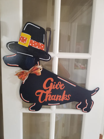 Dauschund - Give Thanks - Black