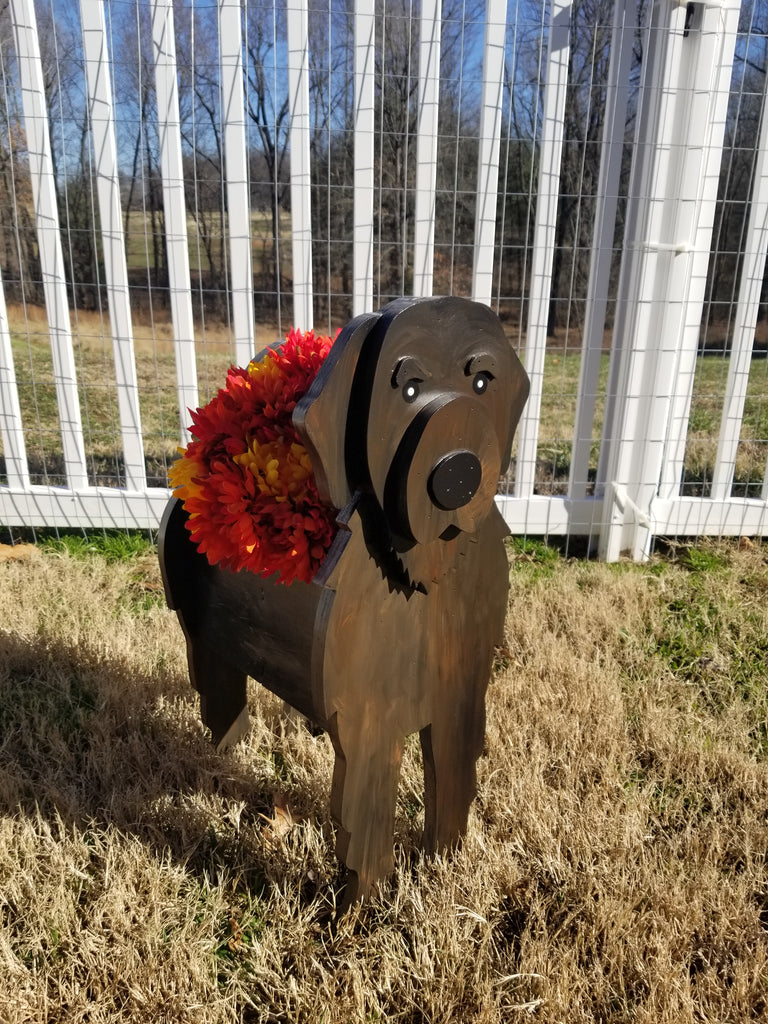pet for house planter Custom dog planter – The Little Wood Shack