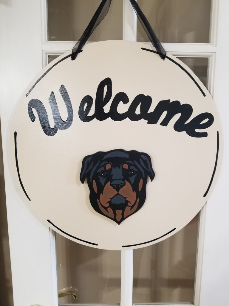 Piece Rottweiler PREMIUM Interchangeable Season Piece - Rottweiler – The Little Wood Shack