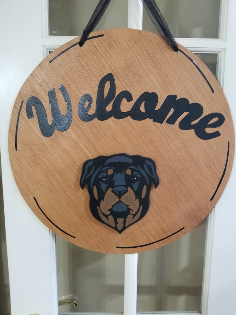 Piece Rottweiler PREMIUM Interchangeable Season Piece - Rottweiler – The Little Wood Shack