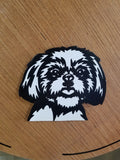 PREMIUM Interchangeable Season Piece - Shih Tzu- Black and White