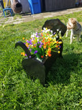 Dog Planter Flowers