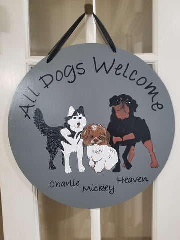 All Dogs Welcome Circle