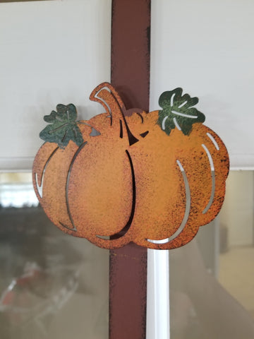 Hanger -  Metal Orange Pumpkin