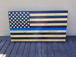 Thin Blue Line American Flag