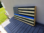Thin Blue Line American Flag