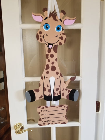 Baby Announcement - Giraffe