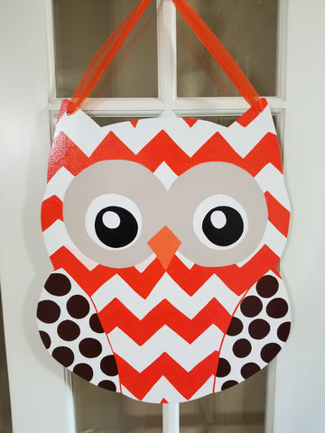 Owl - Orange and Brown
