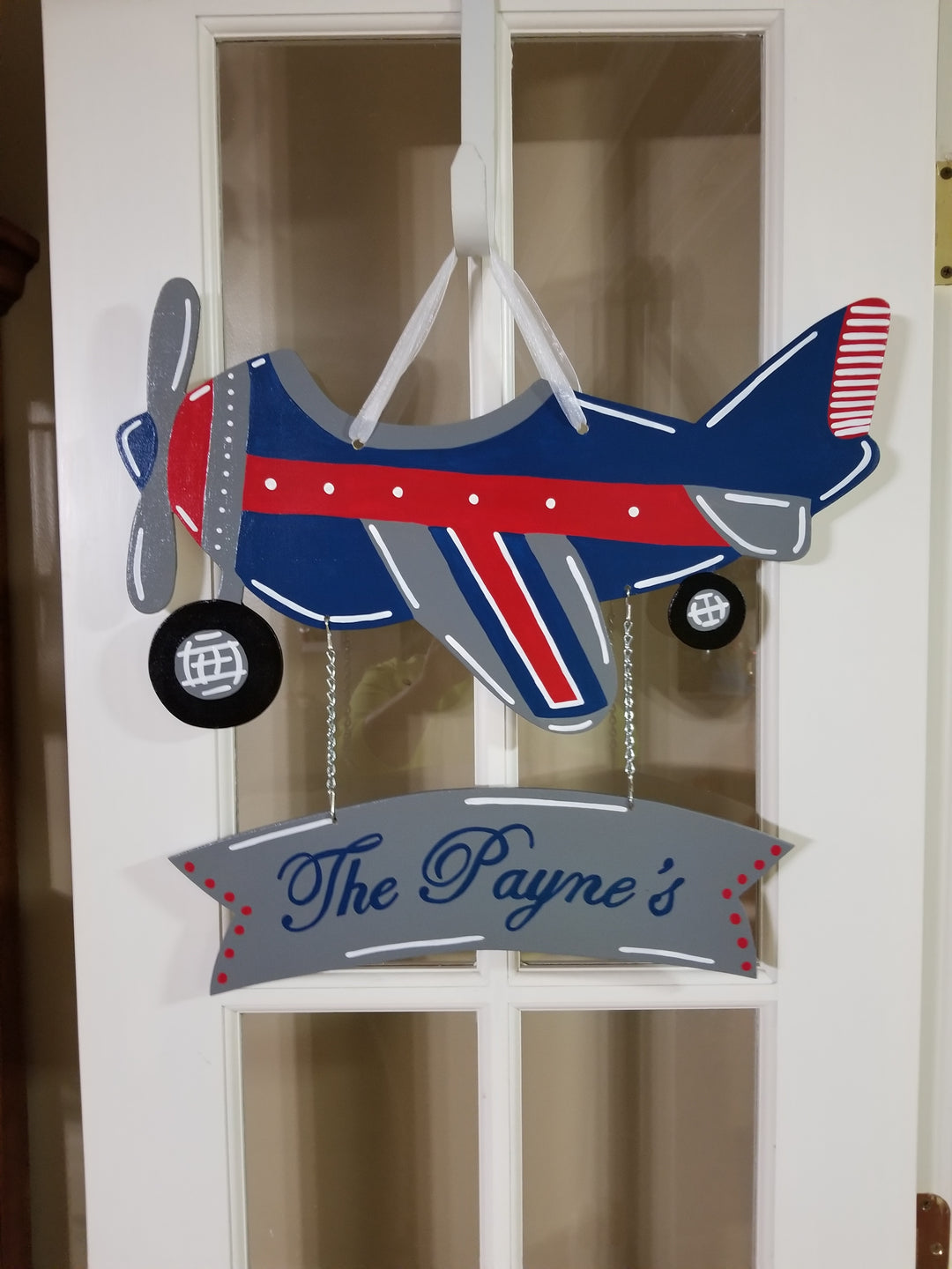 Airplane buy hospital door hanger