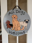 All Dogs Welcome Circle