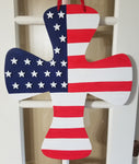 American Flag Cross