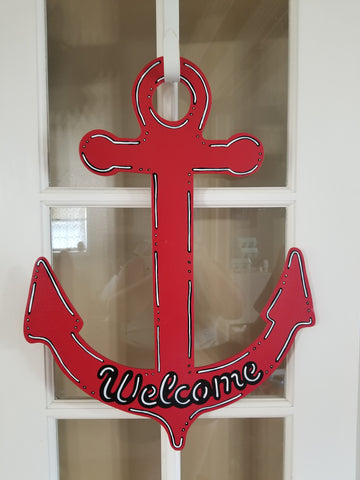 Anchor - Red and Black