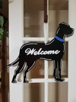 Great Dane Black Silhouette - Blue Collar