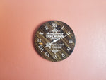 Clock - Walnut and White Lettering - Fathers Love