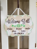 Plaque - Cream with design - Custom