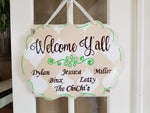 Plaque - Cream with design - Custom