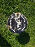 Lazy Susan - Gather - Black Distressed